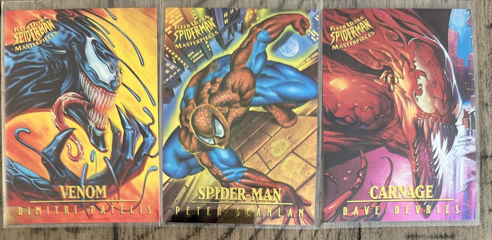 1995 Fleer Ultra 3 Spider-Man Masterpieces Rare Sought After Chase Cards