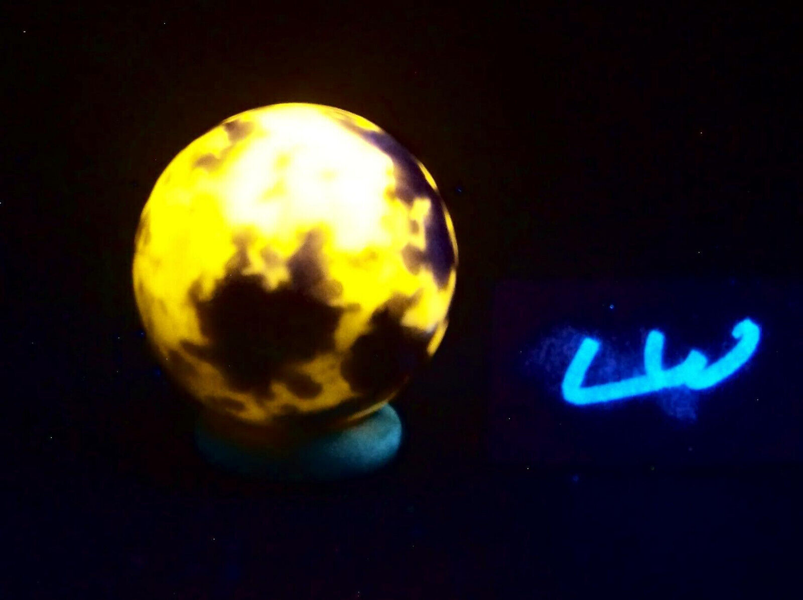 Fluorescent Wernerite 38mm Sphere for Unique Gift or Collectible 6108