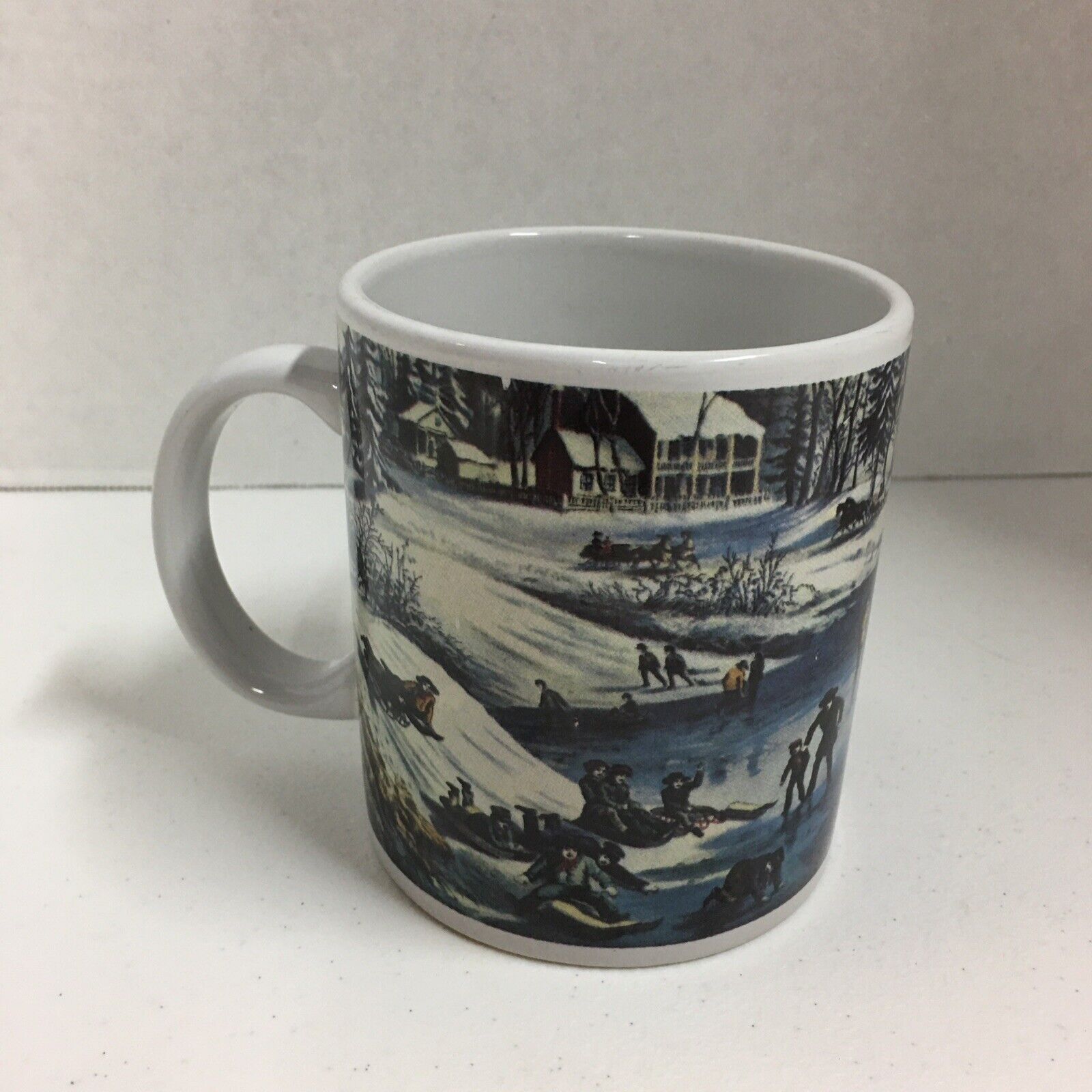 American Winter Scenes- Morning from the Currier and Ives Collection Mug 2006