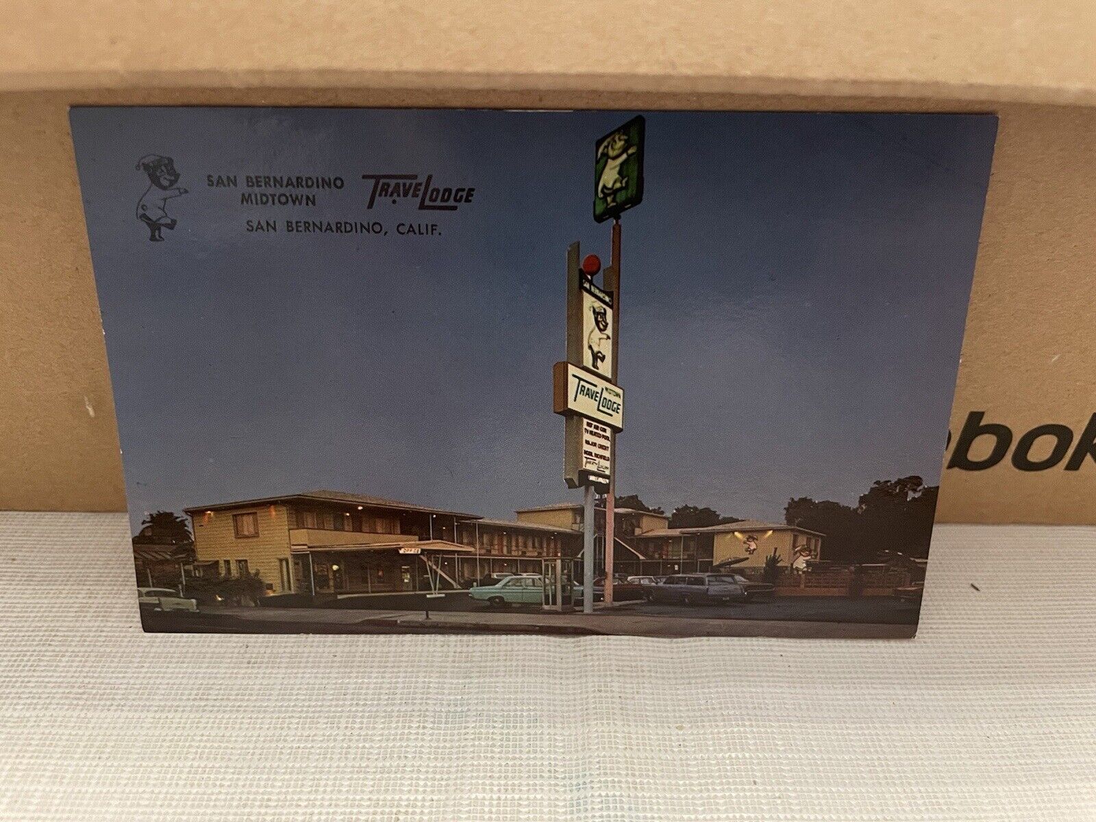Vtg Postcard Chrome TraveLodge San Bernardino CA Unused