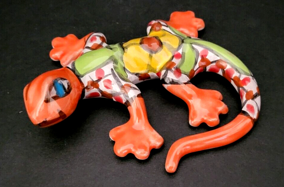 Mexican Folk Art Gecko Lizard 5\