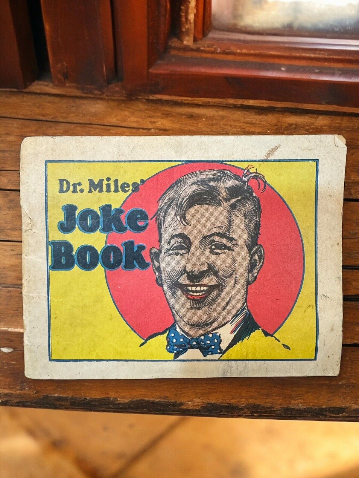 1910 Dr. Miles\' Joke Book - Antique Humor Booklet Druggist Main St. Nazareth PA