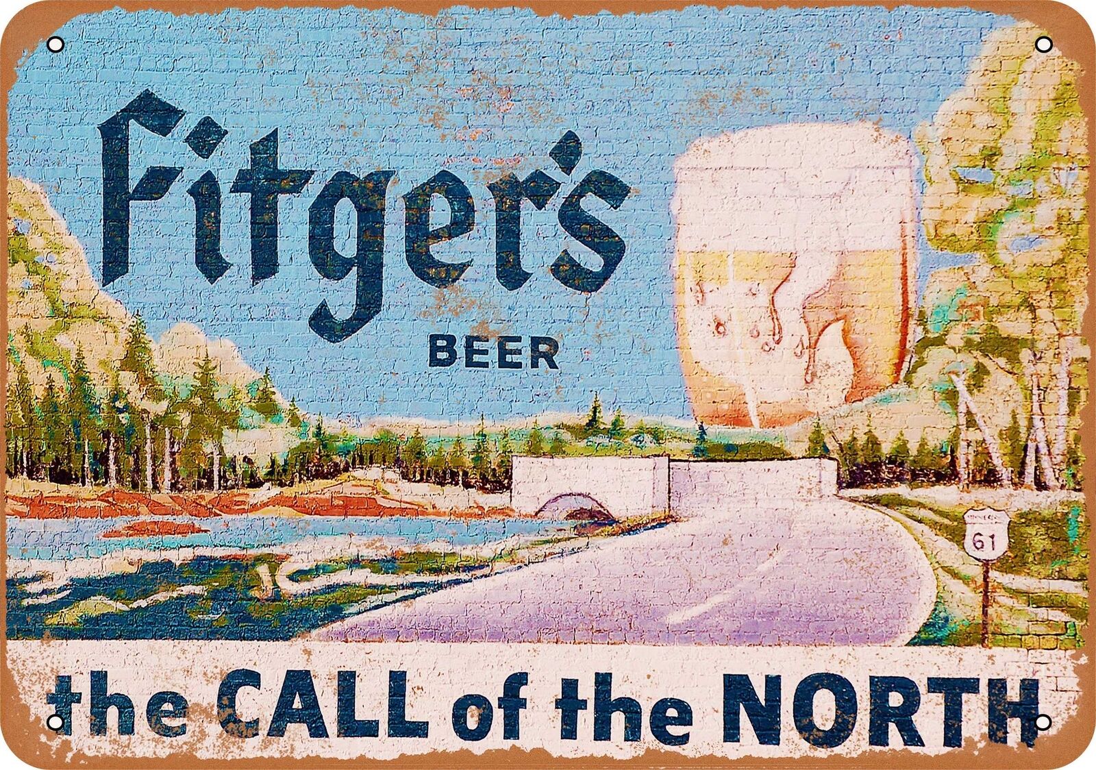 Metal Sign - Fitger\'s Beer - Vintage Look Reproduction