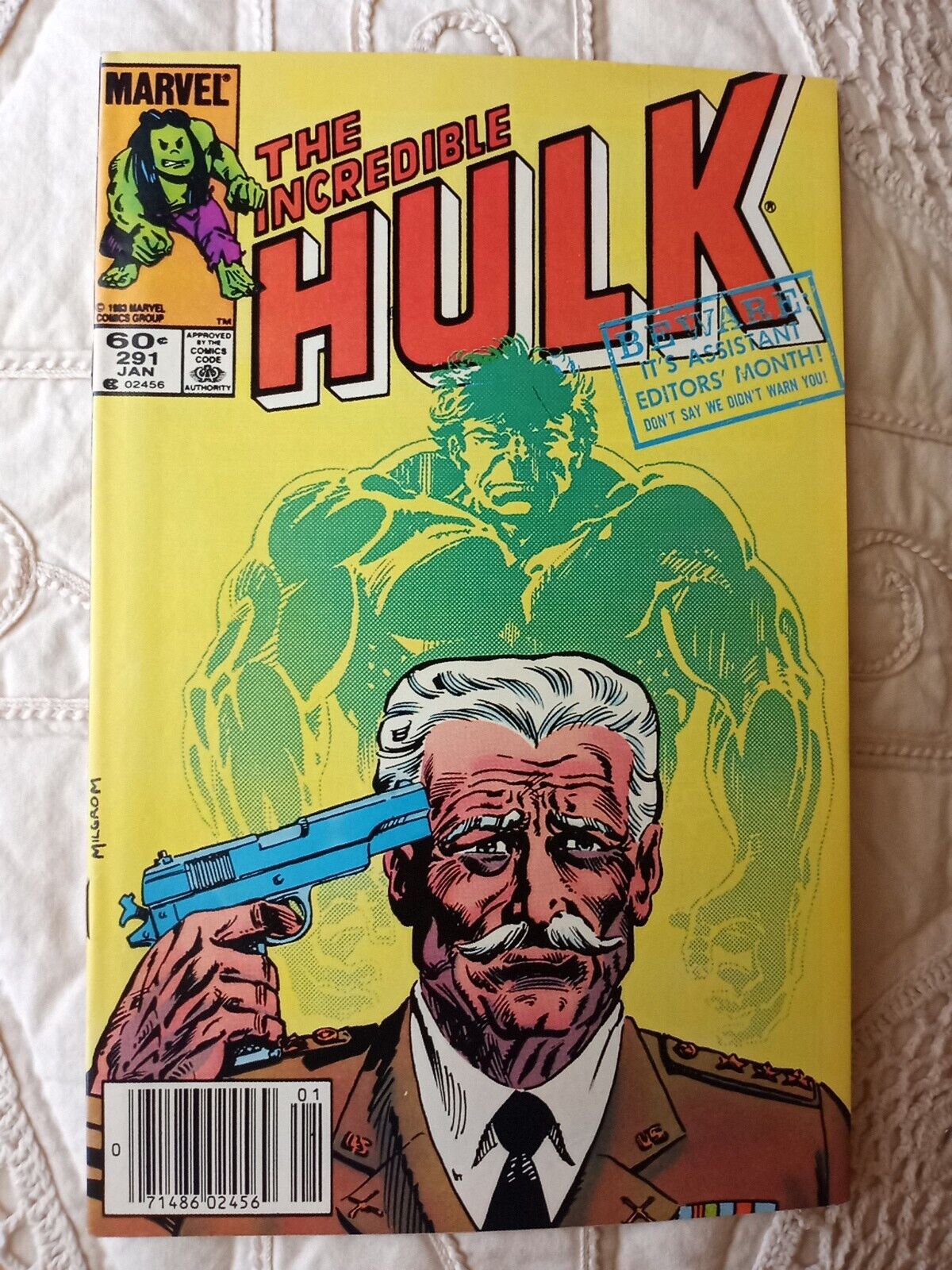 Incredible Hulk #291 MARK JEWELERS Variant Origin Thunderbolt Ross ( Red Hulk )