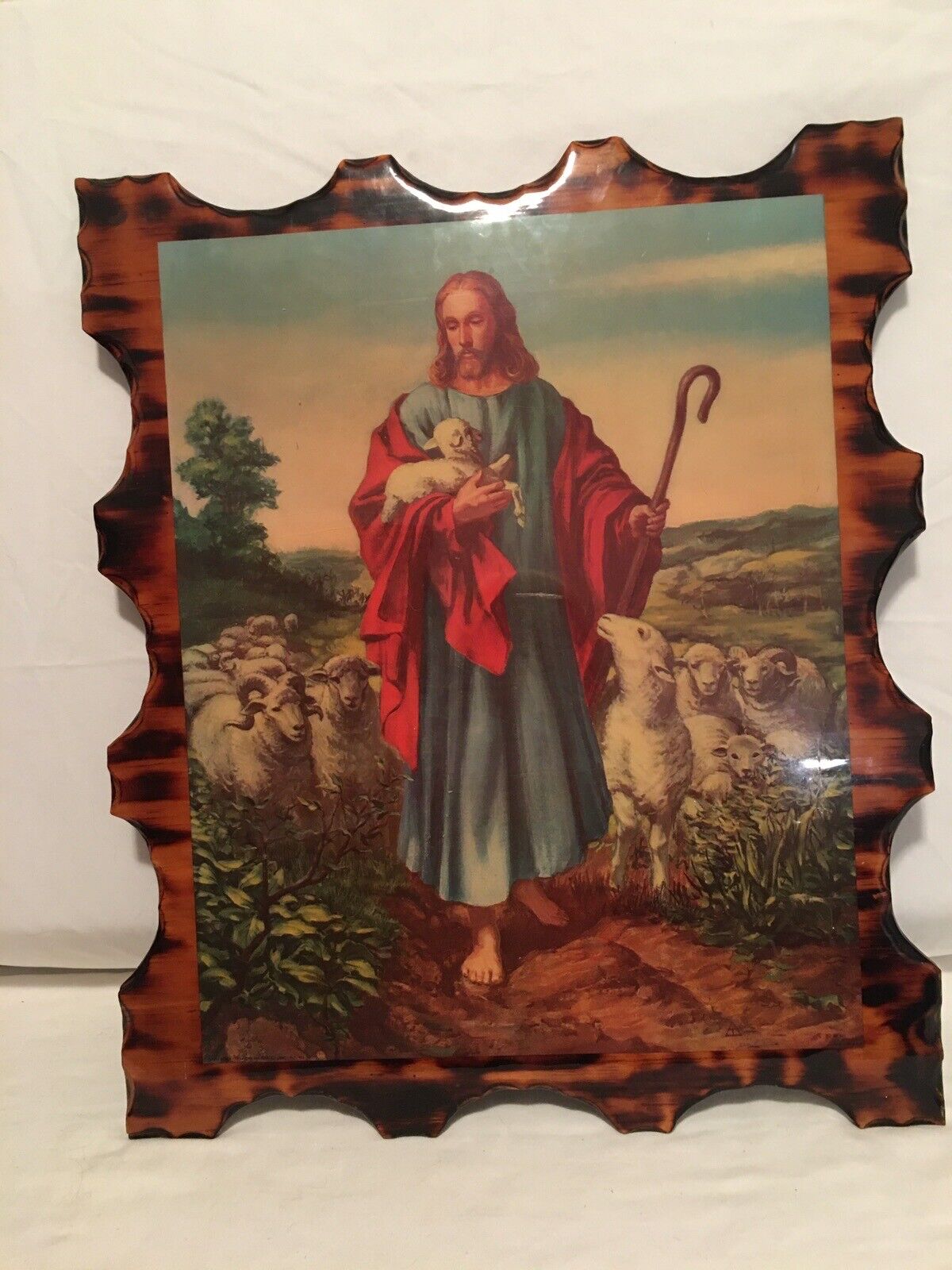 Picture Beautiful Jesus And Lamb Sheep Flock