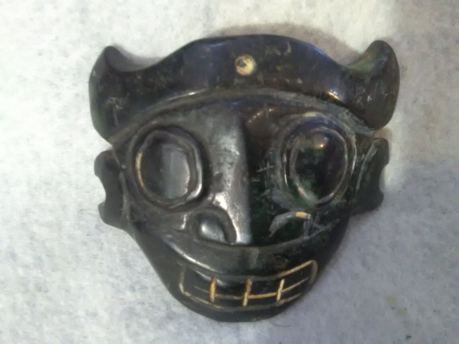 4/17C Ancient Chinese Hongshan Culture Jade God Amulet Ca 2500 bc
