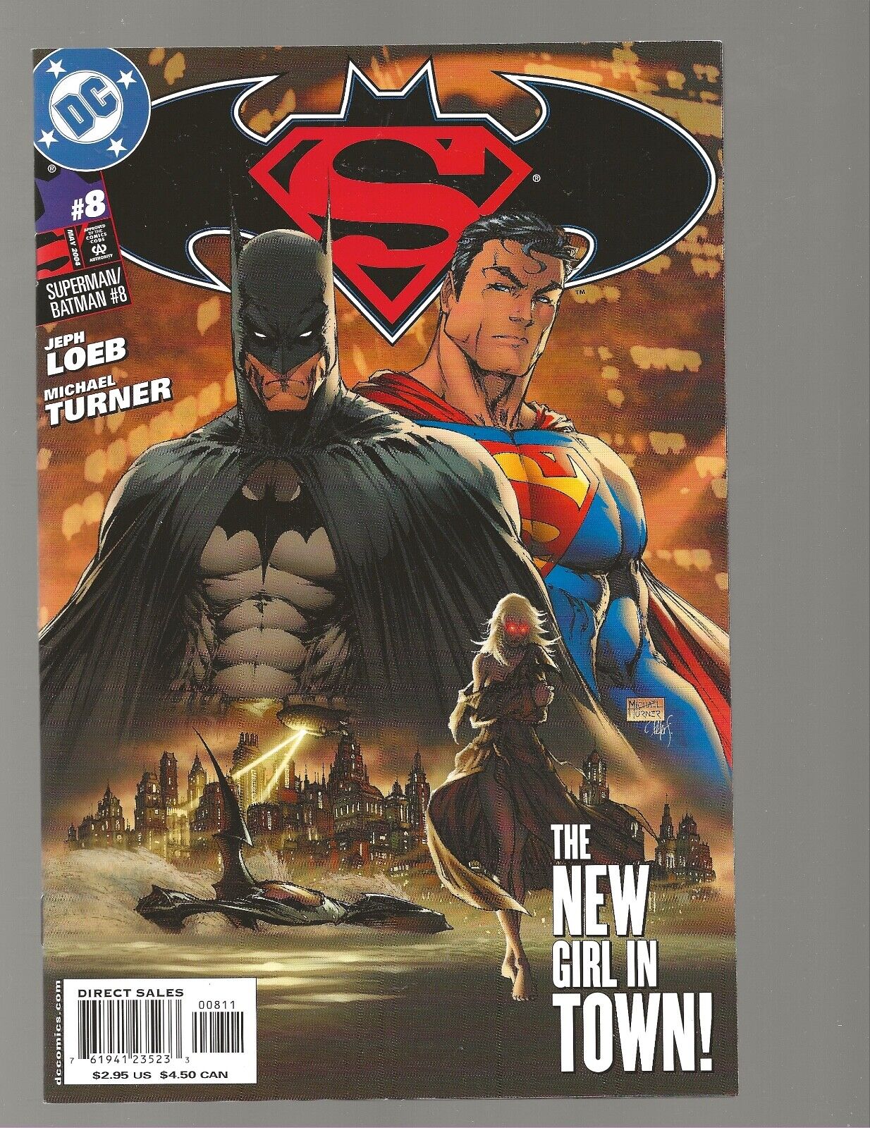 Superman / Batman 8-13 (2004) FULL SET  1ST KARA ZOR EL   EXCELLENT COPIES
