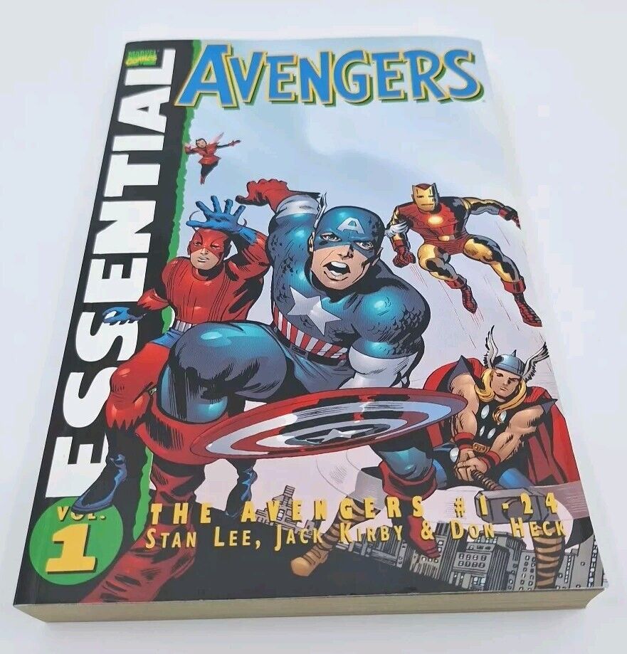 Marvel Comics Essential Avengers Vol. 1-Book#1-24-Stan Lee-Jack Kirby-Paperback