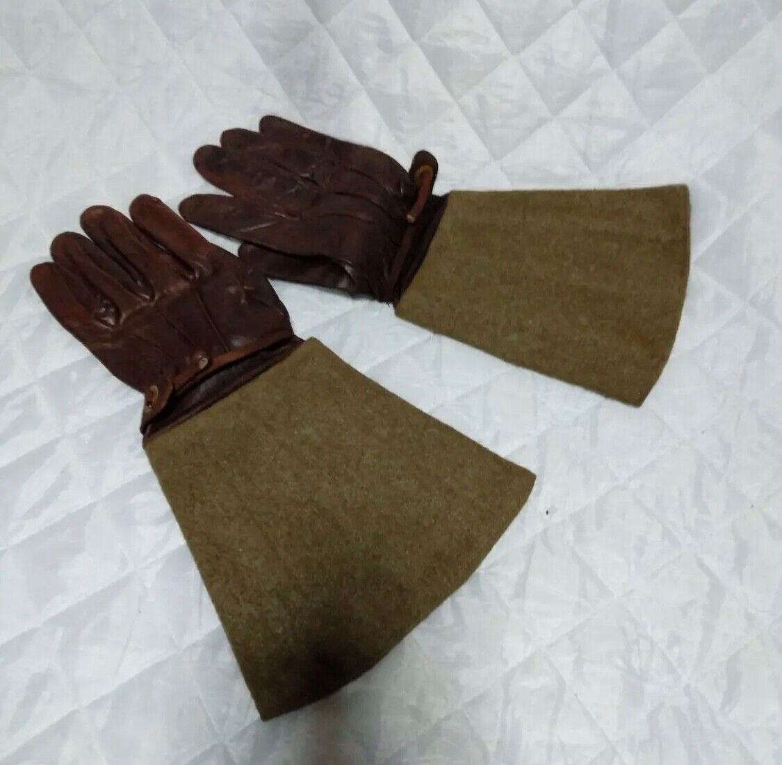Worldwar2 original imperial japanese army leather vehicle gloves for winter