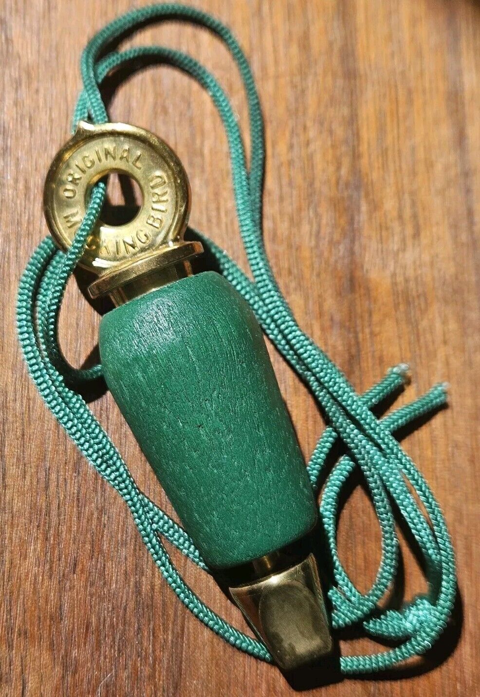 Original Mockingbird Brass Bird Call Whistle Made in Canada