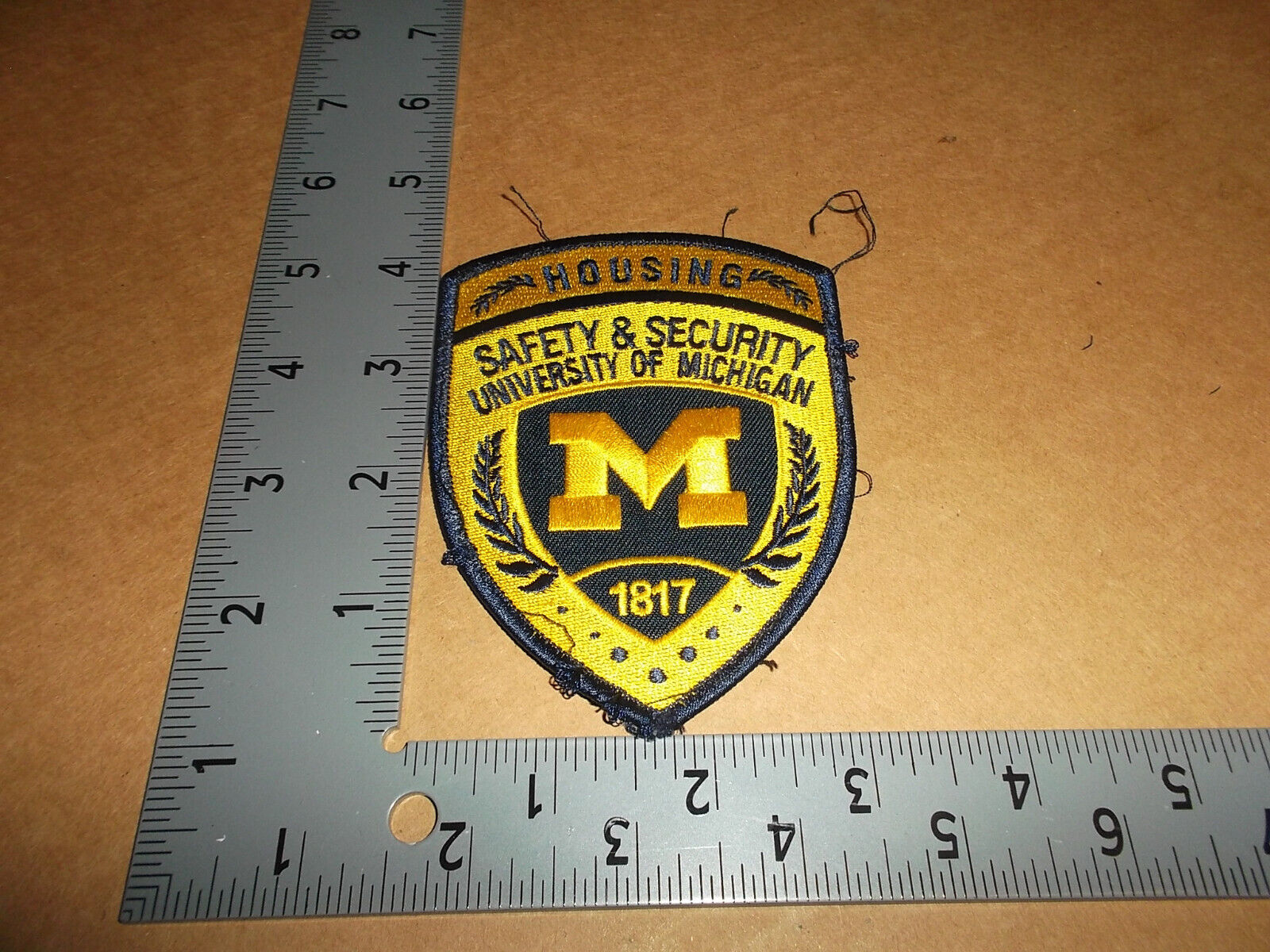 University Of Michigan Safety & Security Housing Police Patch~Michigan~MI~Used~