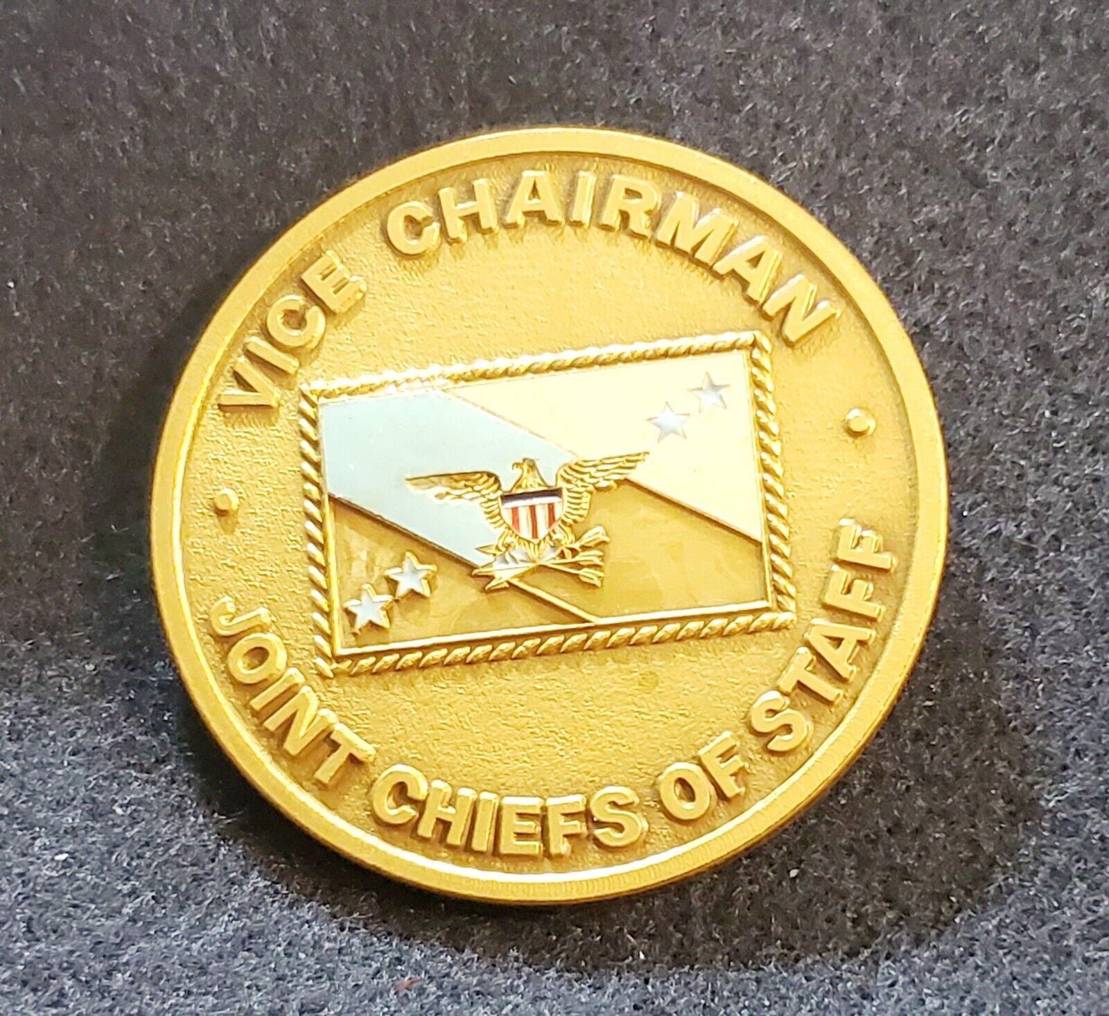 Joint Chiefs of Staff JCS Vice Chairman General Joseph W Ralston Challenge Coin