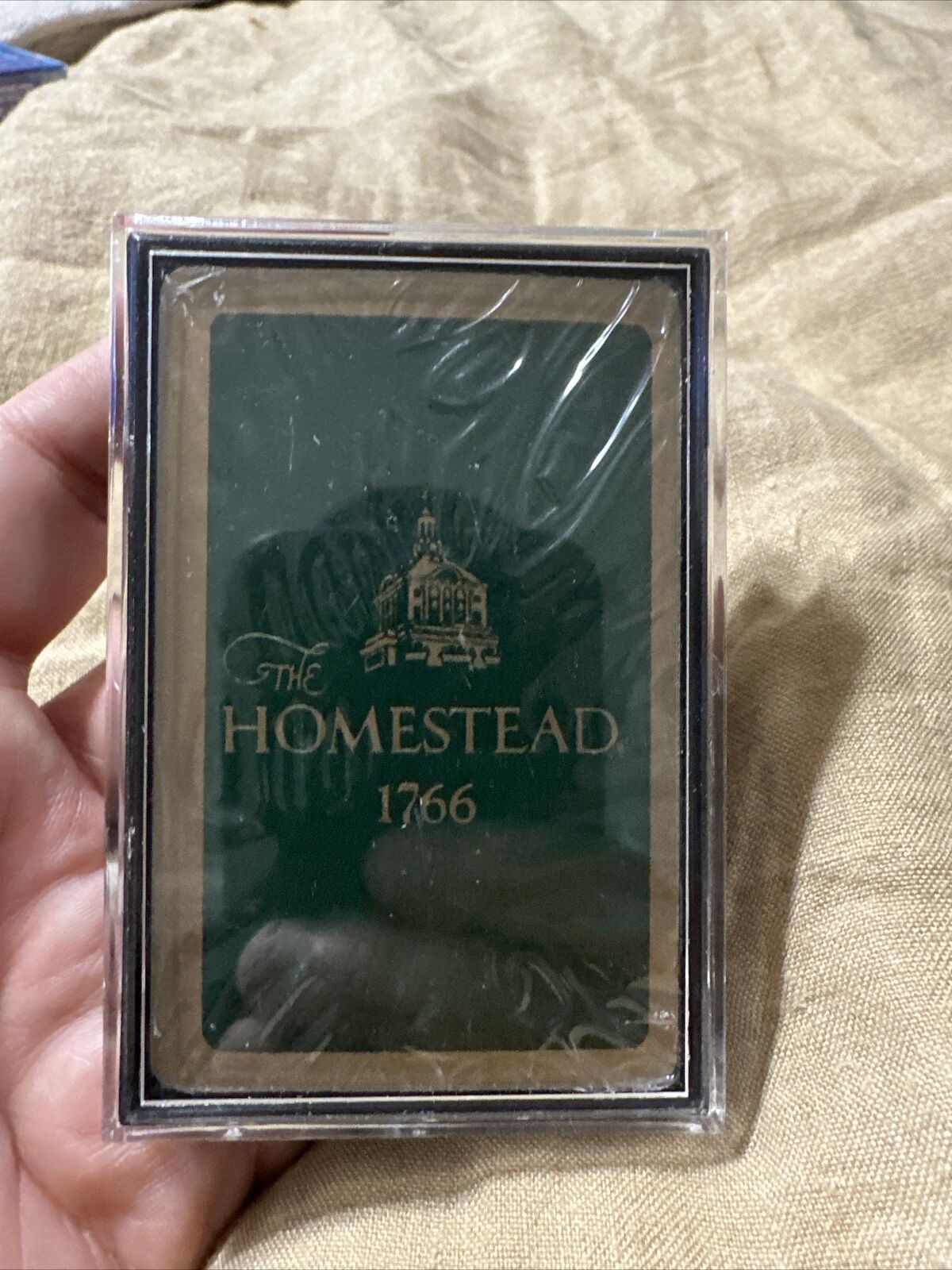 the homestead 1766 playing cards Sealed Next In Case