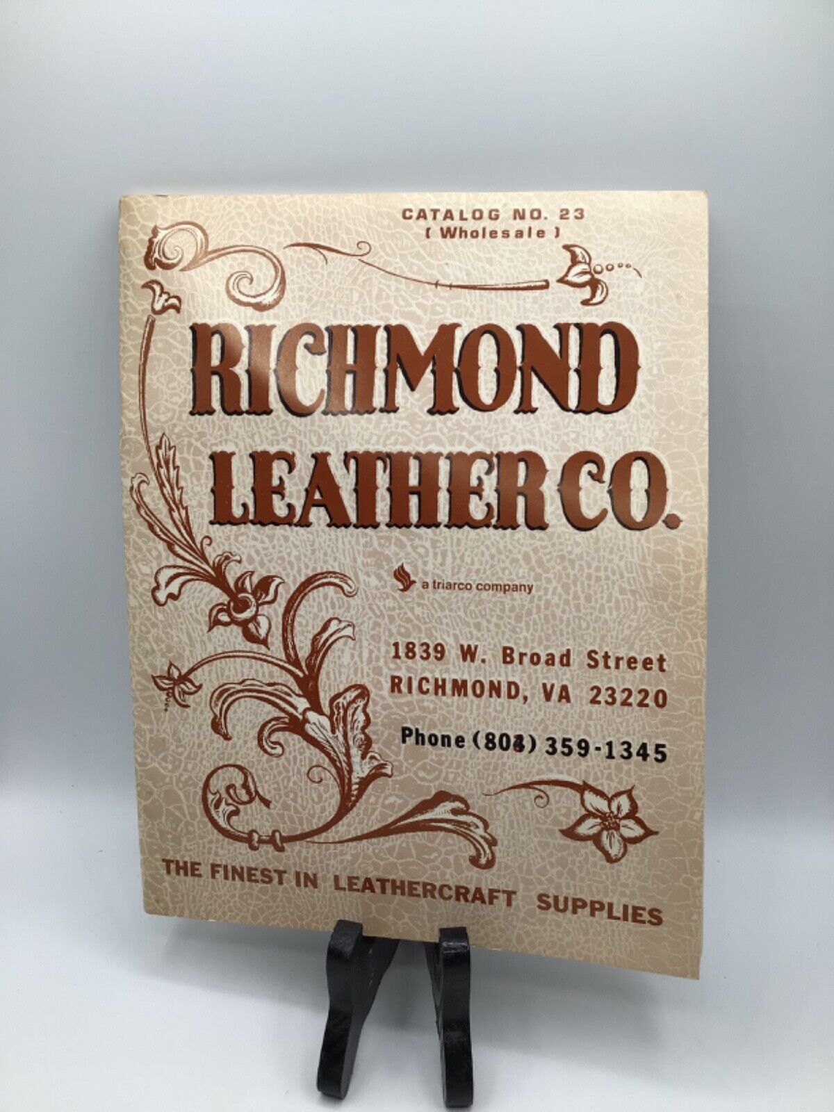 Vintage 1976 Richmond Leather Co. Supplies Cataloge