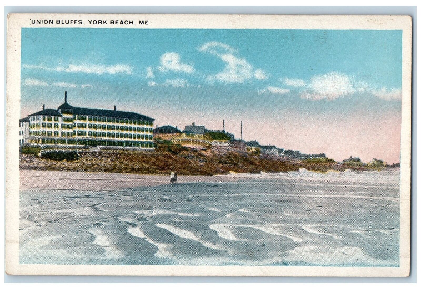 c1920\'s Union Bluffs Hotels York Beach Maine ME Unposted Vintage Postcard