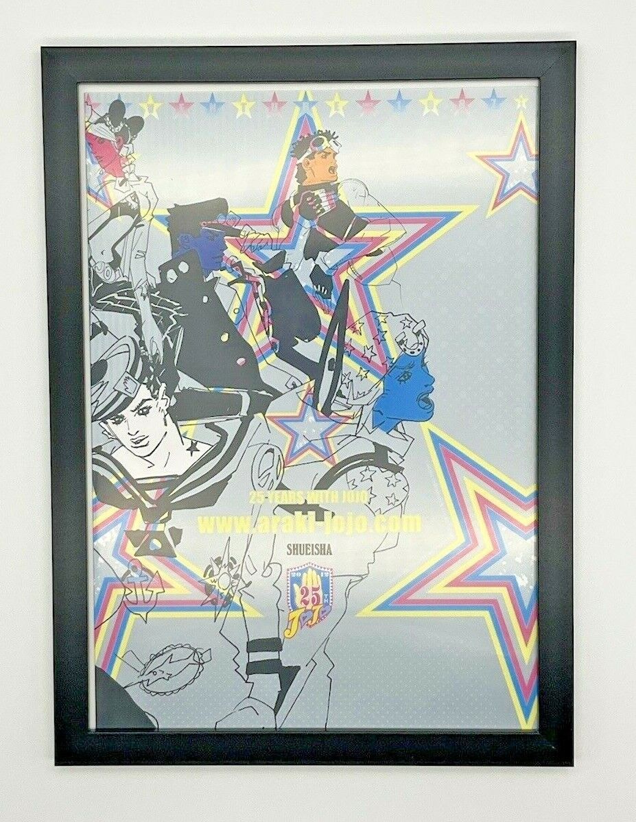 JoJo's Bizarre Adventure mini poster flyer JOJO Hirohiko Araki 25th Special