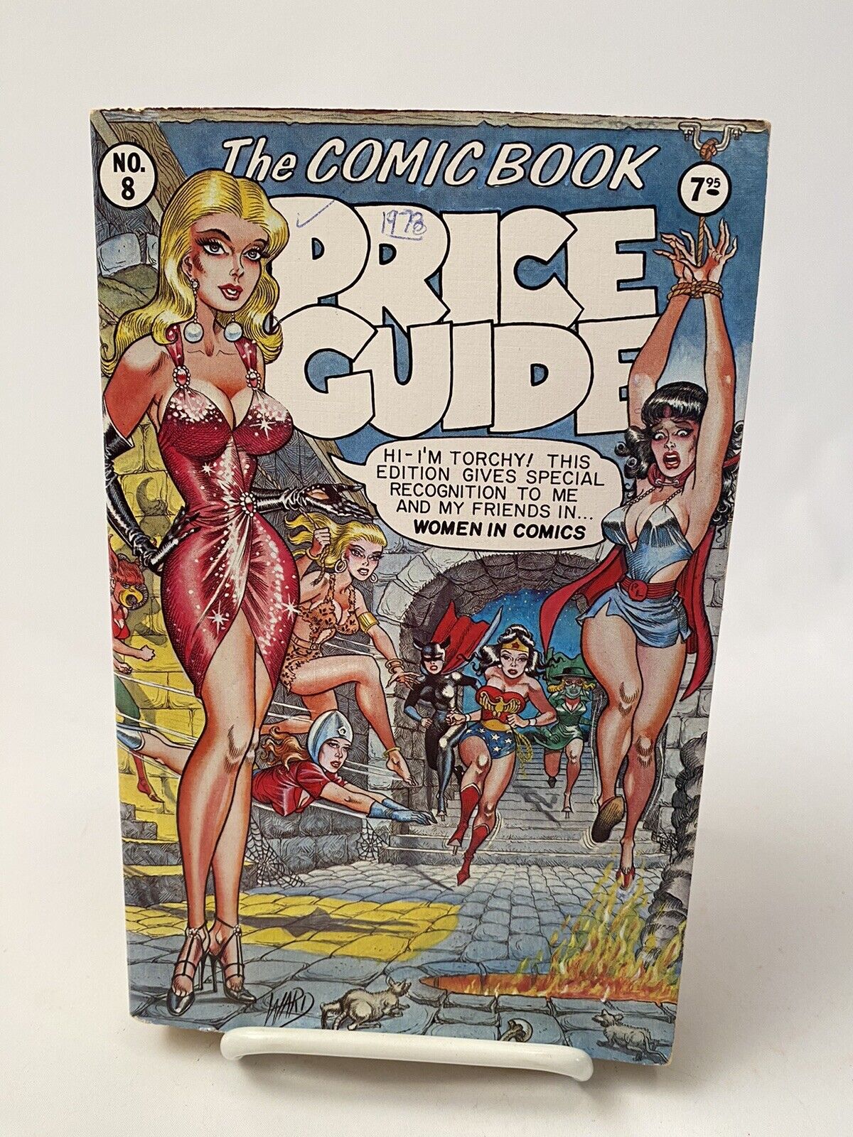 Overstreet\'s Comic Book Price Guide #8 Softcover 1978 Bill Ward Women In Comics