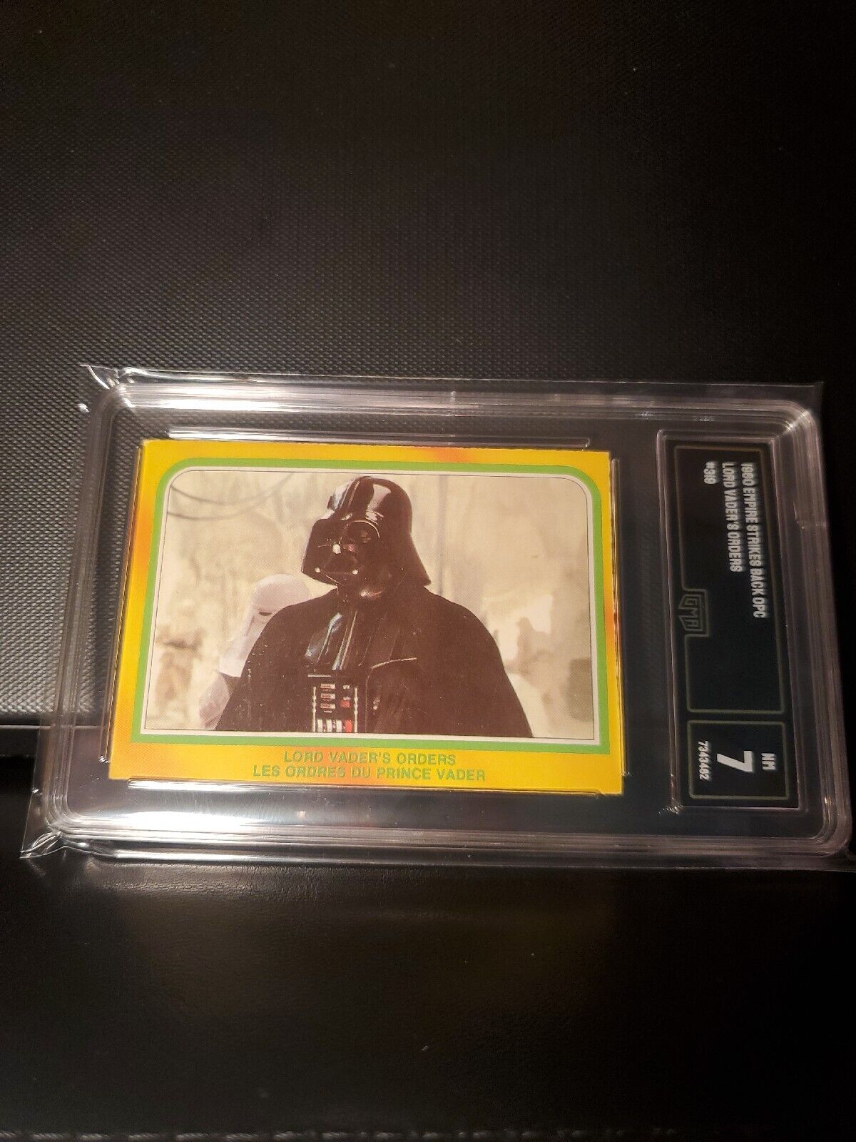 1980 OPC, Star Wars The Empire Strikes Back Lord Vader's Orders 319, SP, GMA 7