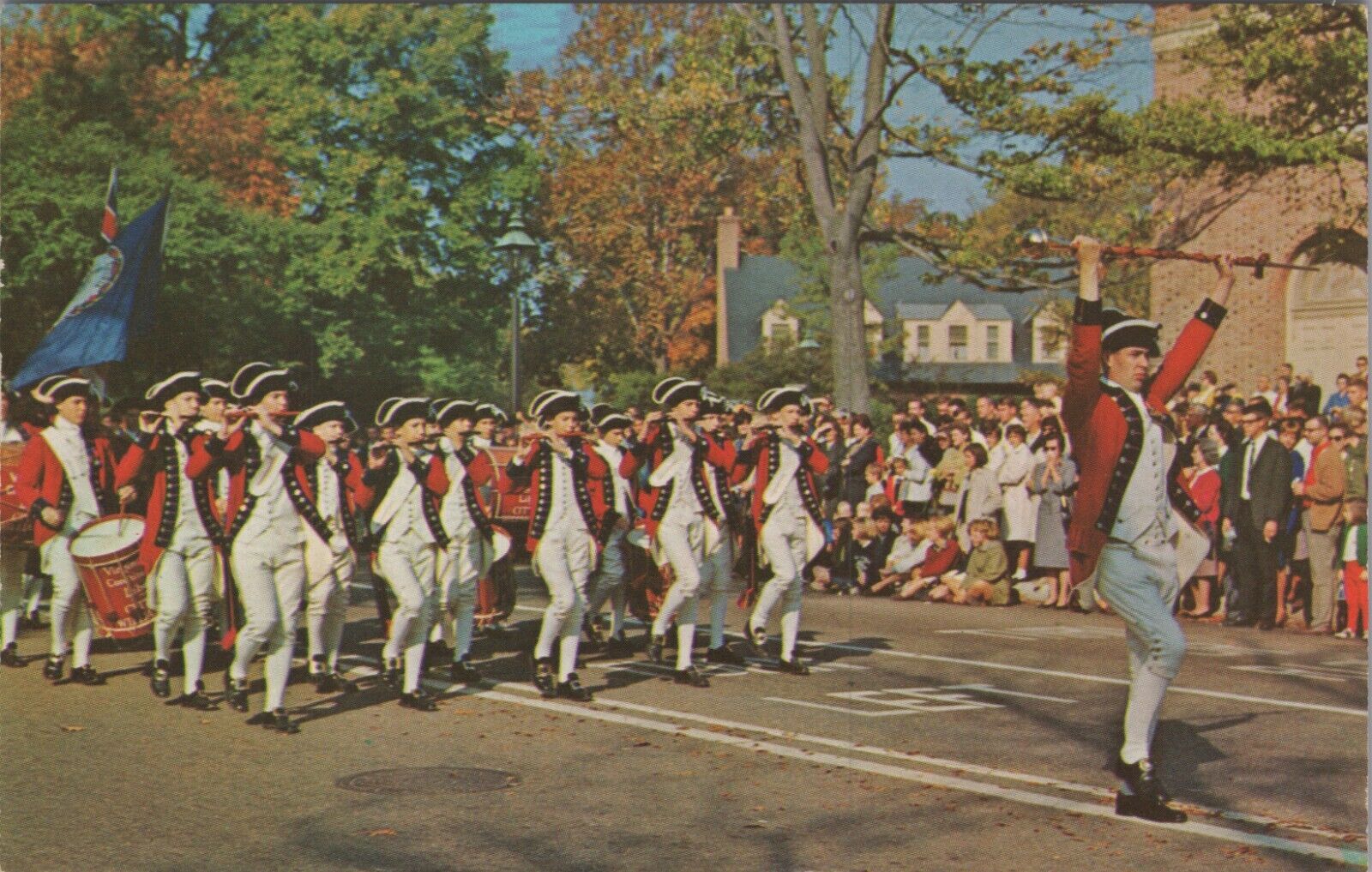 MR ALE Postcard Williamsburg, Virginia Colonial Fife and Drum Corps VA 5314.4