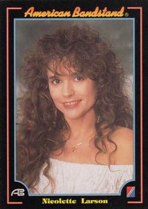 1993 AMERICAN BANDSTAND - VERY Vintage Trading Card #75 🥰 NICOLETTE LARSON 🤩