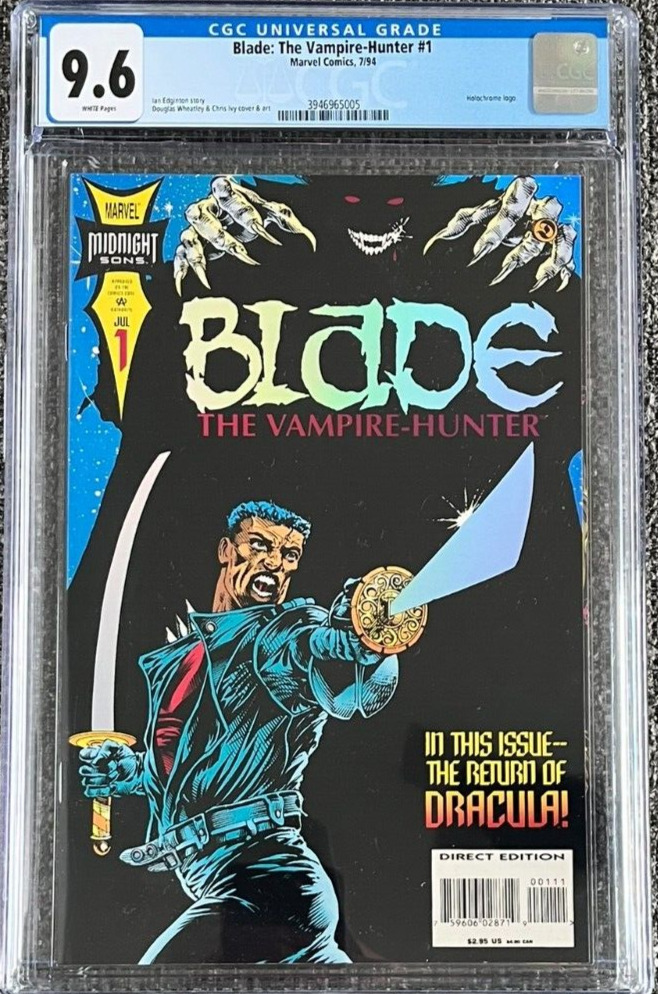 Blade: The Vampire-Hunter #1 (Marvel Comics 1994) CGC 9.6 White Pages WP