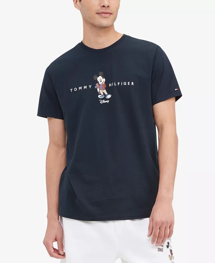 Disneys Tommy Hilfiger Mickey Mouse Skate T-Shirt Sz XL Mickey Short Sleeves
