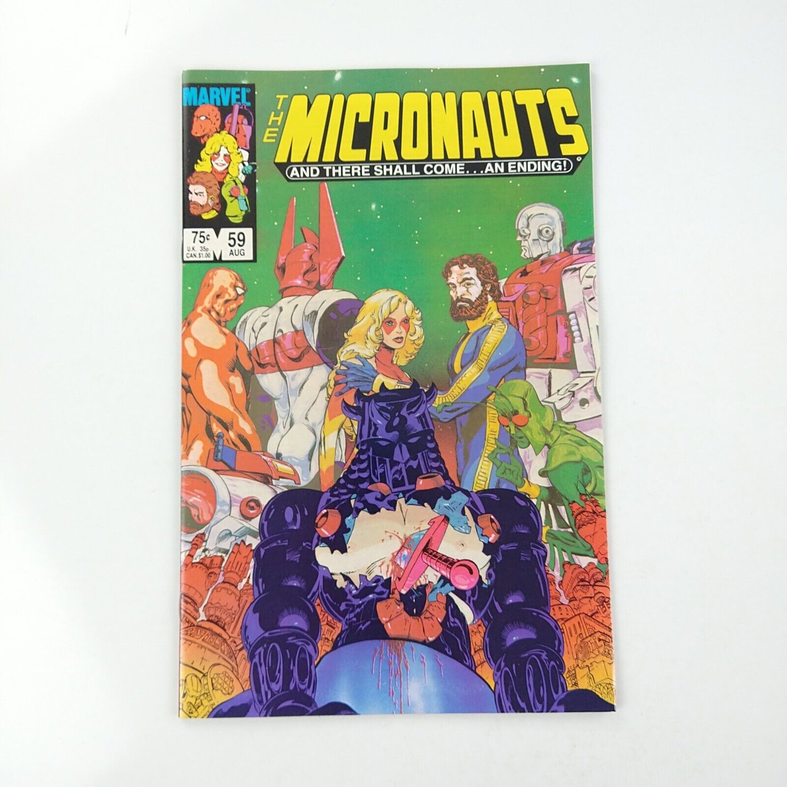 The Micronauts #59 VF/NM Final Issue (1984 Marvel Comics) See Other Comics