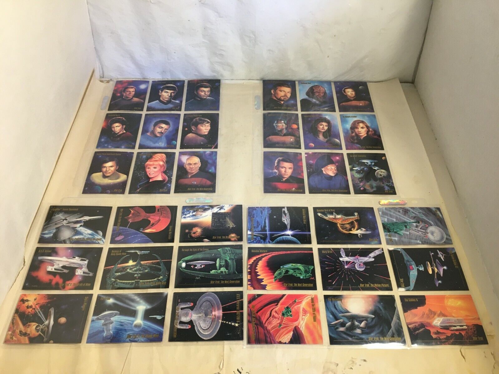 Skybox Trading Cards Star Trek Master Series 1 #1-90 + Master Series 2 #1-100