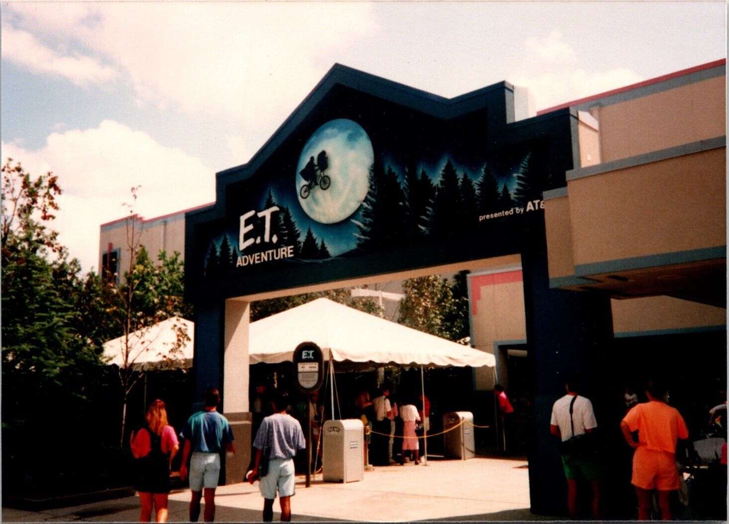 Vintage Color Photo E.T. Adventure Universal Studios Amusement Park Orlando FL