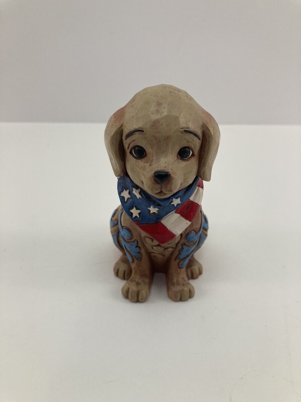 Jim Shore Mini Patriotic Puppy Figure - 6006442