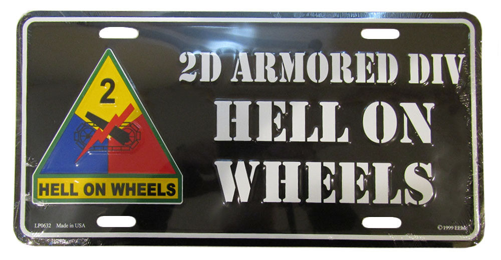 2nd Armored Division Hell On Wheels Black 6\