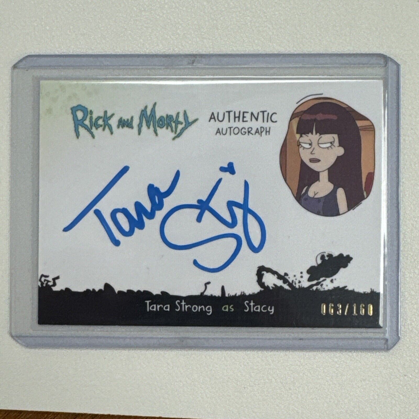Tara Strong “Stacy” Rick & Morty Cryptozoic  Auto Autograph Card #063/160