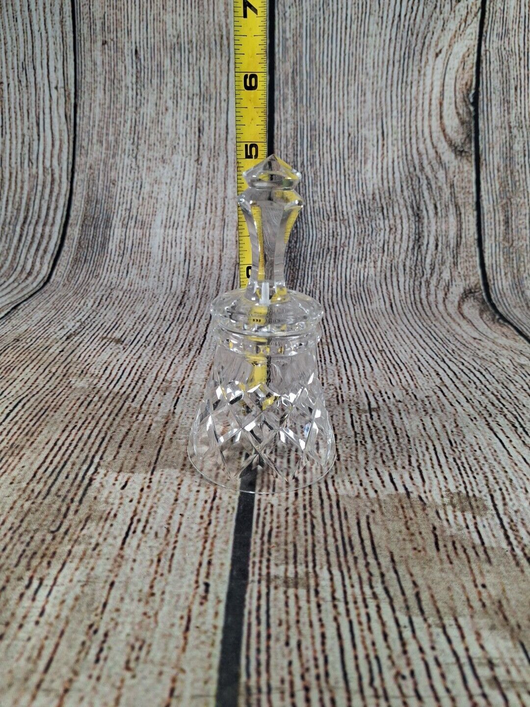 Unbranded Crystal Clear Glass Decor Bell