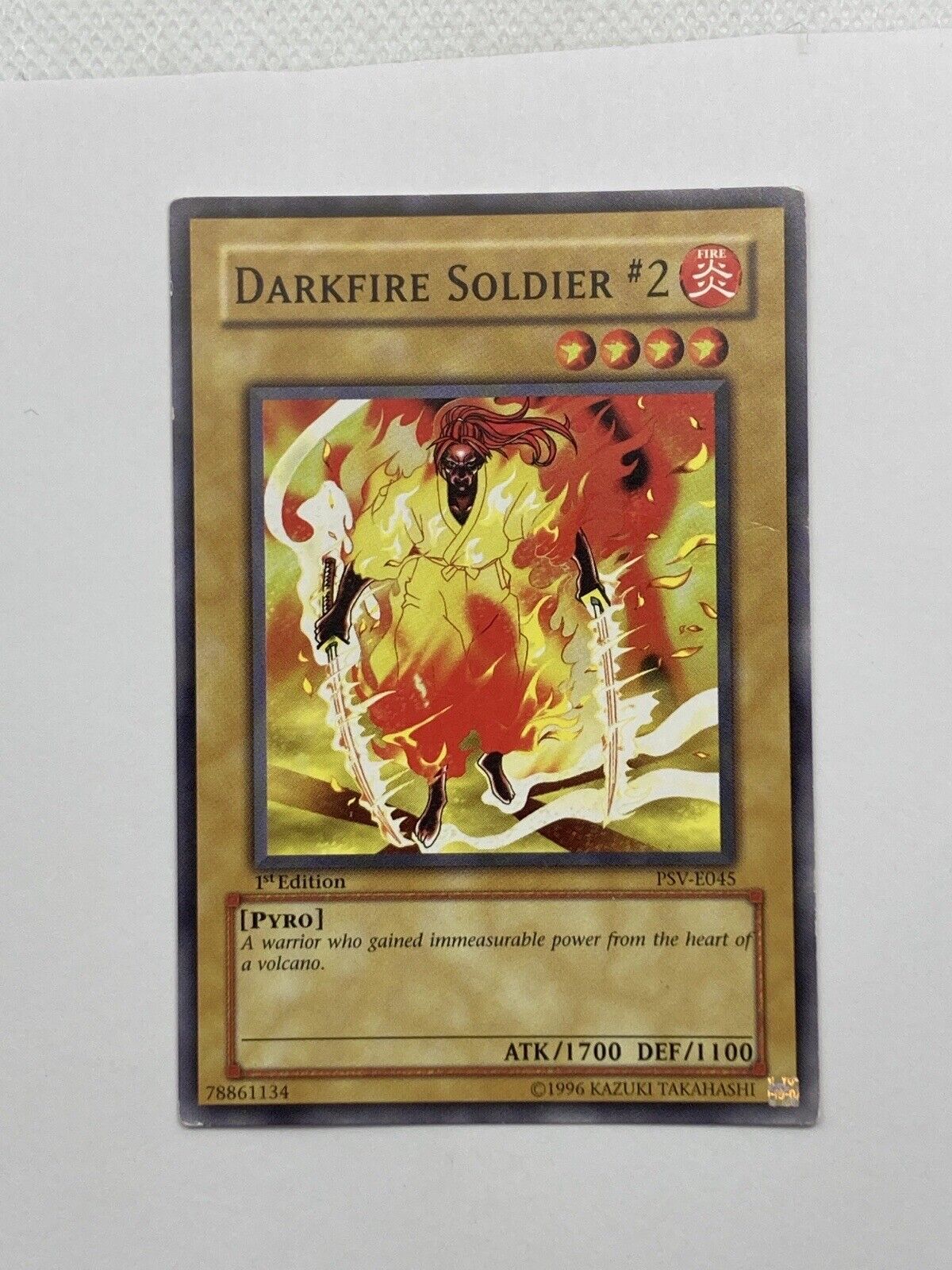 Darkfire Soldier #2 PSV-E045 1st Edition 2004 Yu-Gi-Oh