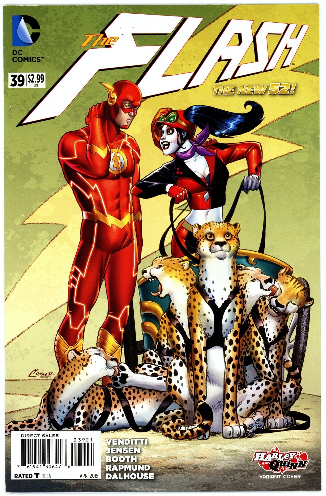 Flash (2011) #39B NM- Harley Quinn Variant