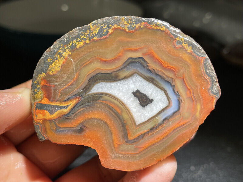 Unique Rough Agate crystal geode Achat Nodule Chinese Agate / Xuanhua 163g B10