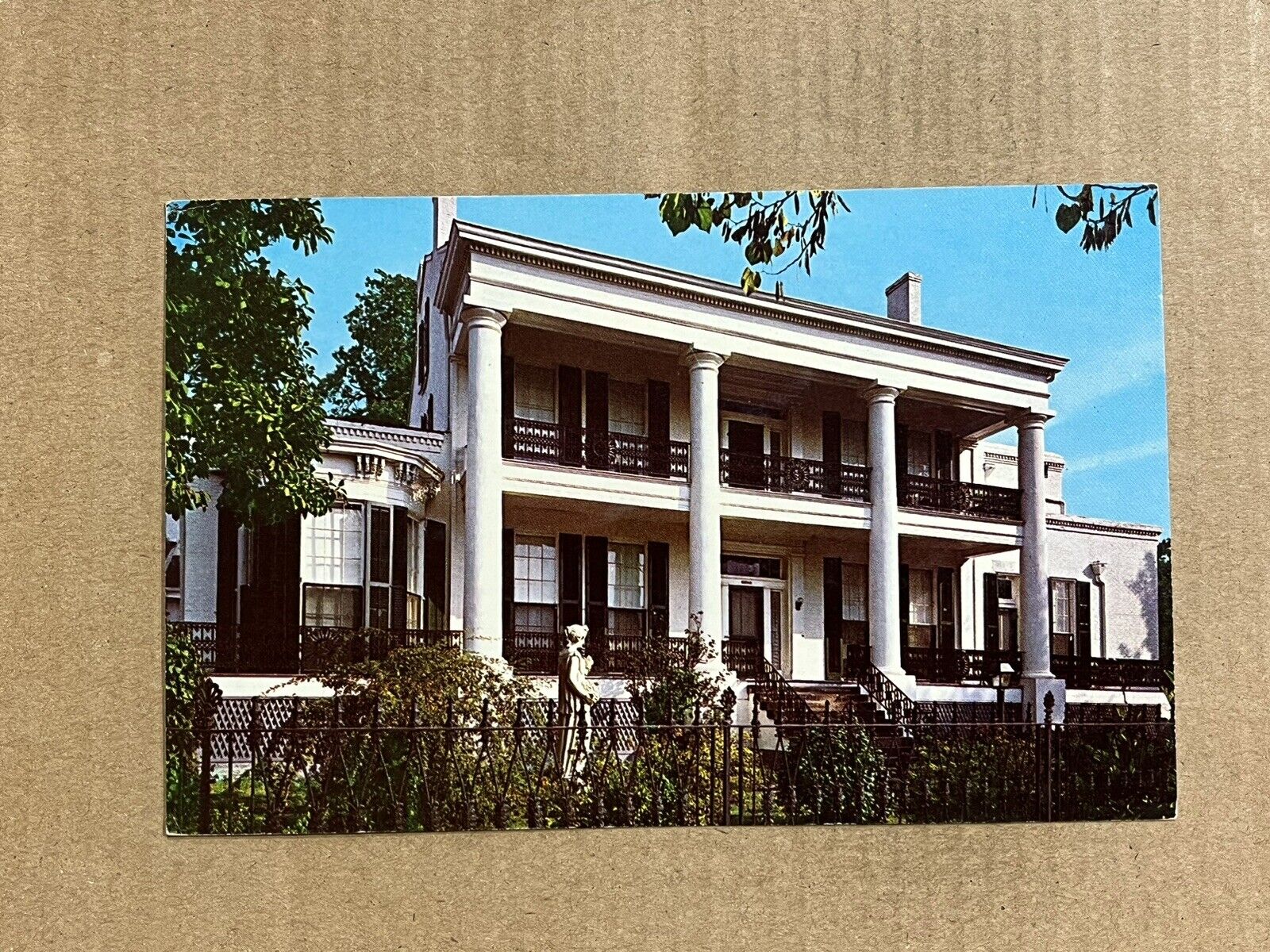 Postcard Vicksburg MS Mississippi Cedar Grove Antebellum Mansion Home