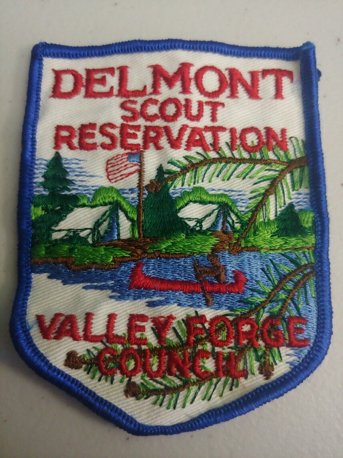 Delmont Scout Reservation Valley Forge Council Boy Scout Iron On PA BR9