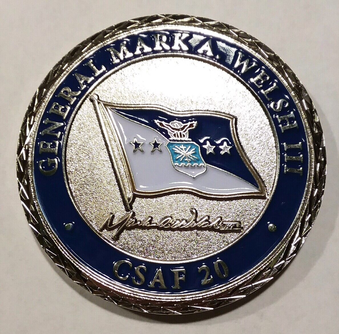 USAF General Mark A Welsh III CSAF 20 Air Force Chief of Staff Challenge Coin 