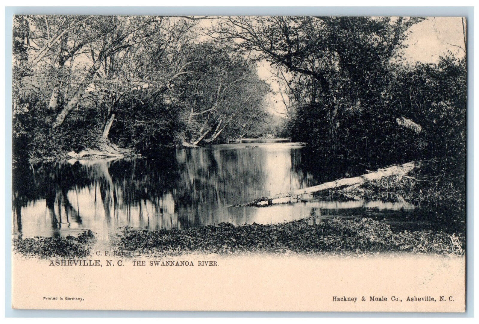 c1905 The Swannanoa River Asheville North Carolina NC Tuck\'s Antique Postcard