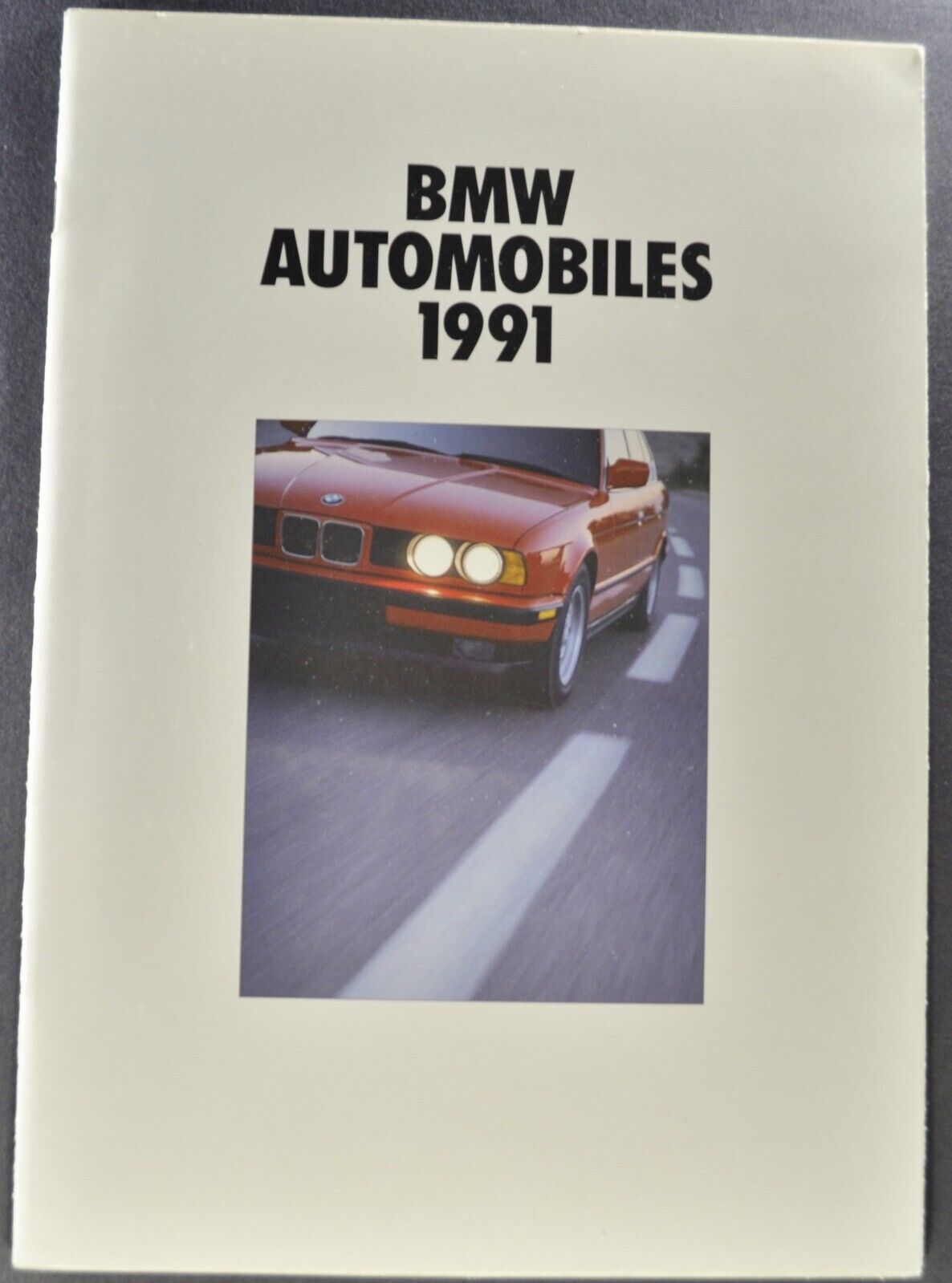 1991 BMW Brochure 850i 750iL 735i 525i 318is M3 325i Convertible Original 2/90