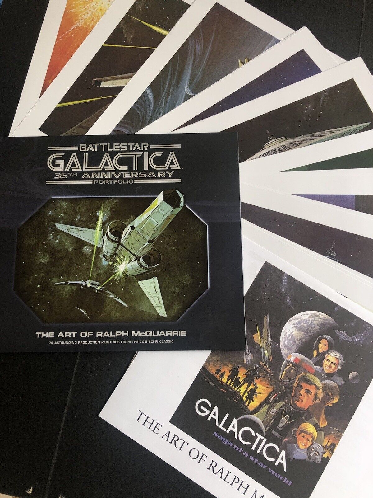 Ralph McQuarrie Battlestar Galactica 35th anniversary portfolio Wars 24 Prints