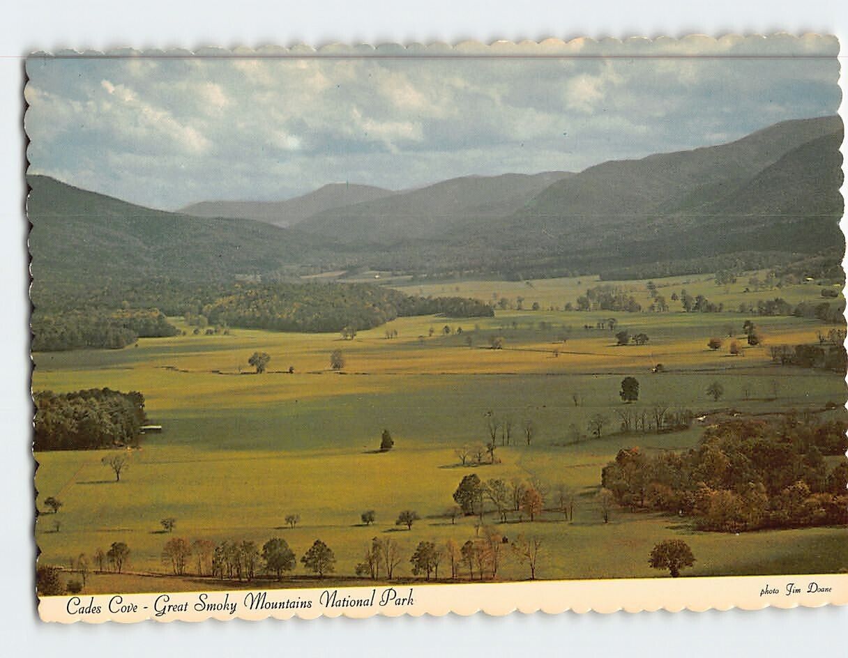 Postcard Cades Cove Great Smoky Mountains National Park Tennessee USA