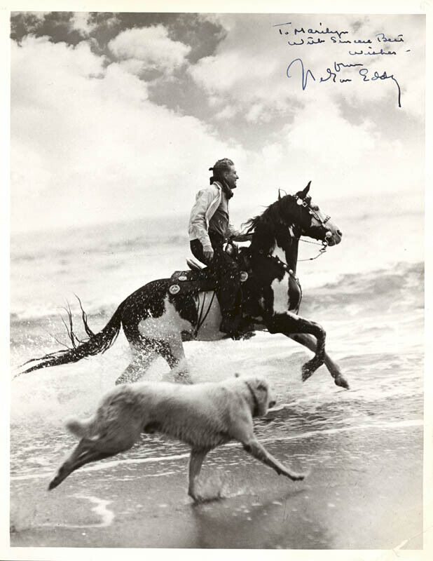 NELSON EDDY - AUTOGRAPHED INSCRIBED PHOTOGRAPH