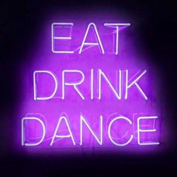 Eat Drink Dance Neon Sign Lamp Light Acrylic 17\