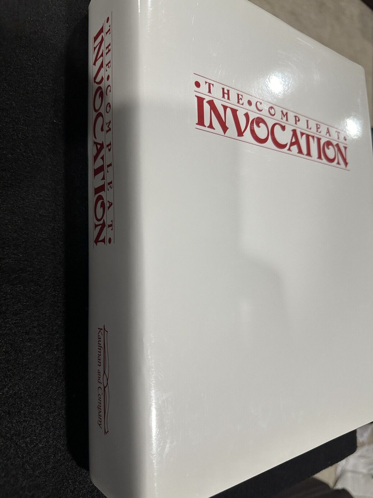 THE COMPLETE INVOCATION-New & Very Rare Out Of Print Magic Book . Buy Now