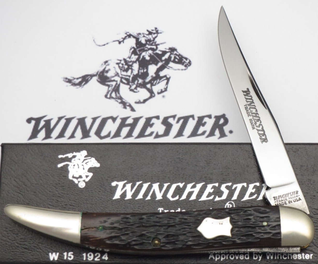 Winchester by Bluegrass Cutlery #1924 1987 Small Toothpick Carbon Steel