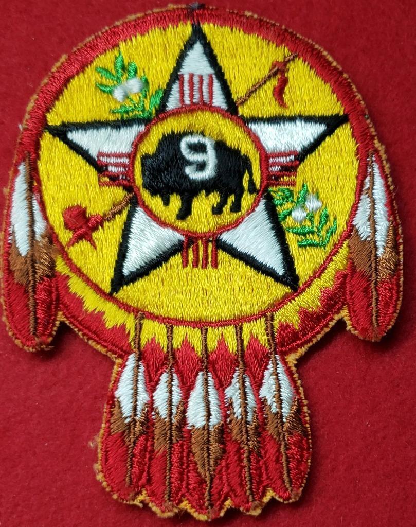 Early 1970\'s Region 9 Patch Last Issue - OK TX NM - BSA/Boy Scouts of America