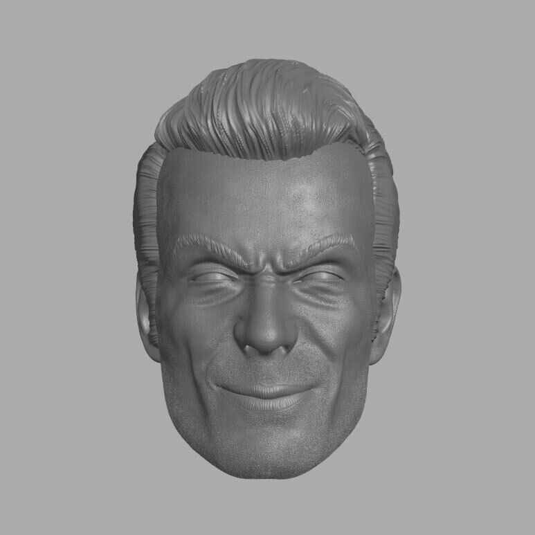 Max Payne v1 NYPD DEA Playstation 2 Sam Lake custom head for action figures