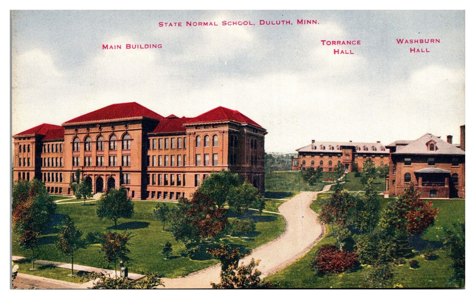 Antique State Normal School, Duluth, MN Postcard